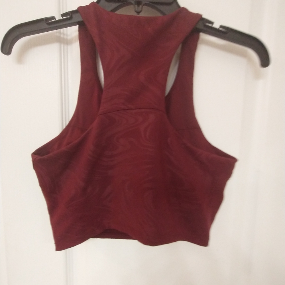 Avia  Cranberry  Red Athletic Sports Bra - Picture 5 of 6